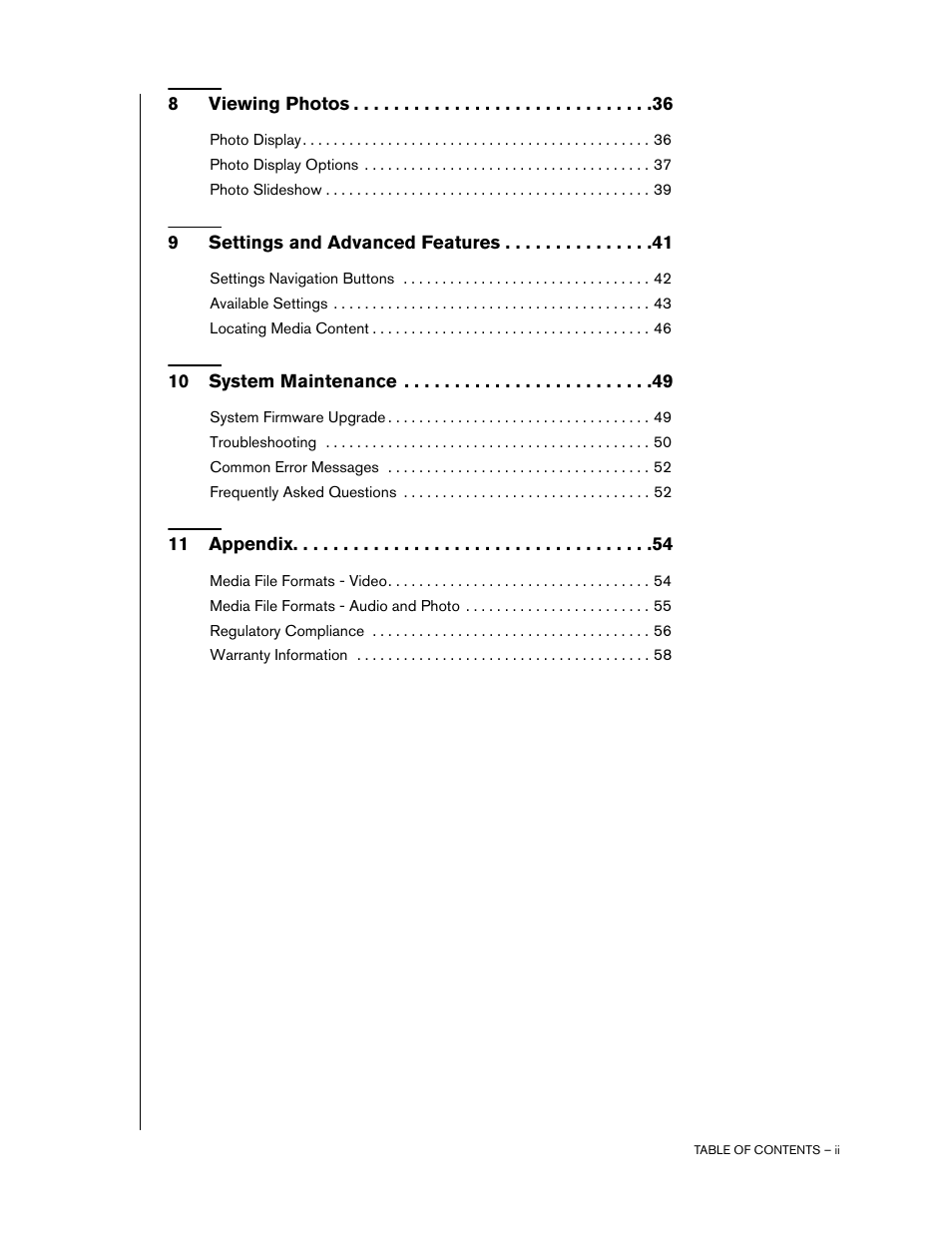 Western Digital WD TV Mini Media Player User Manual User Manual | Page 4 / 66