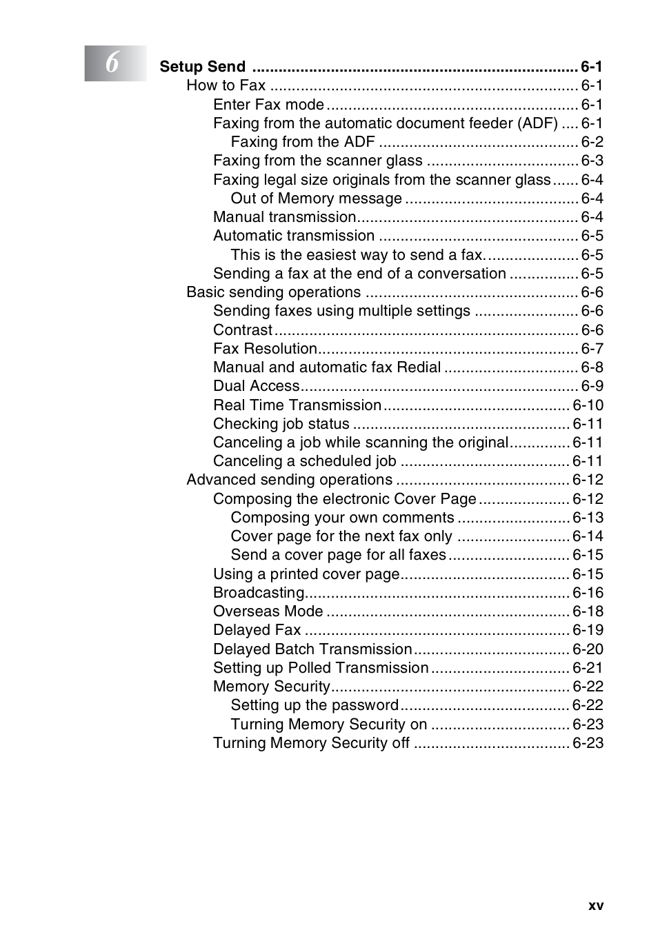 Brother MFC-8440  B User Manual | Page 17 / 231