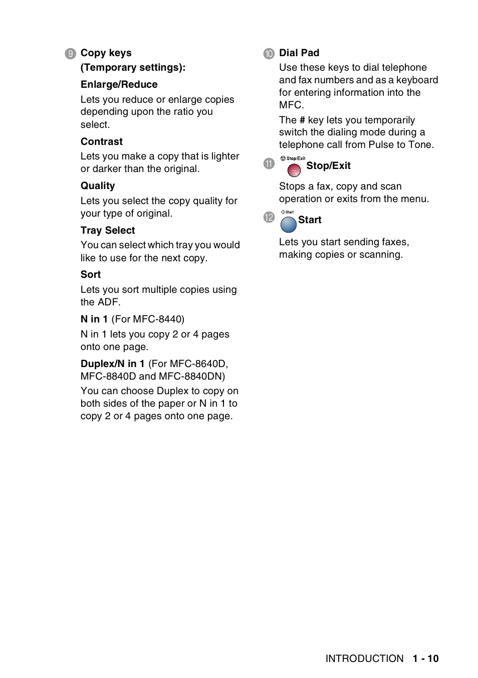 Brother MFC-8440  B User Manual | Page 31 / 231