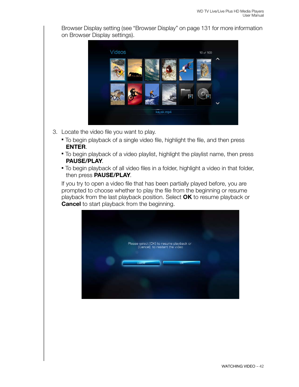 Western Digital WD TV Live/Live Plus Media Player User Manual User Manual | Page 46 / 170