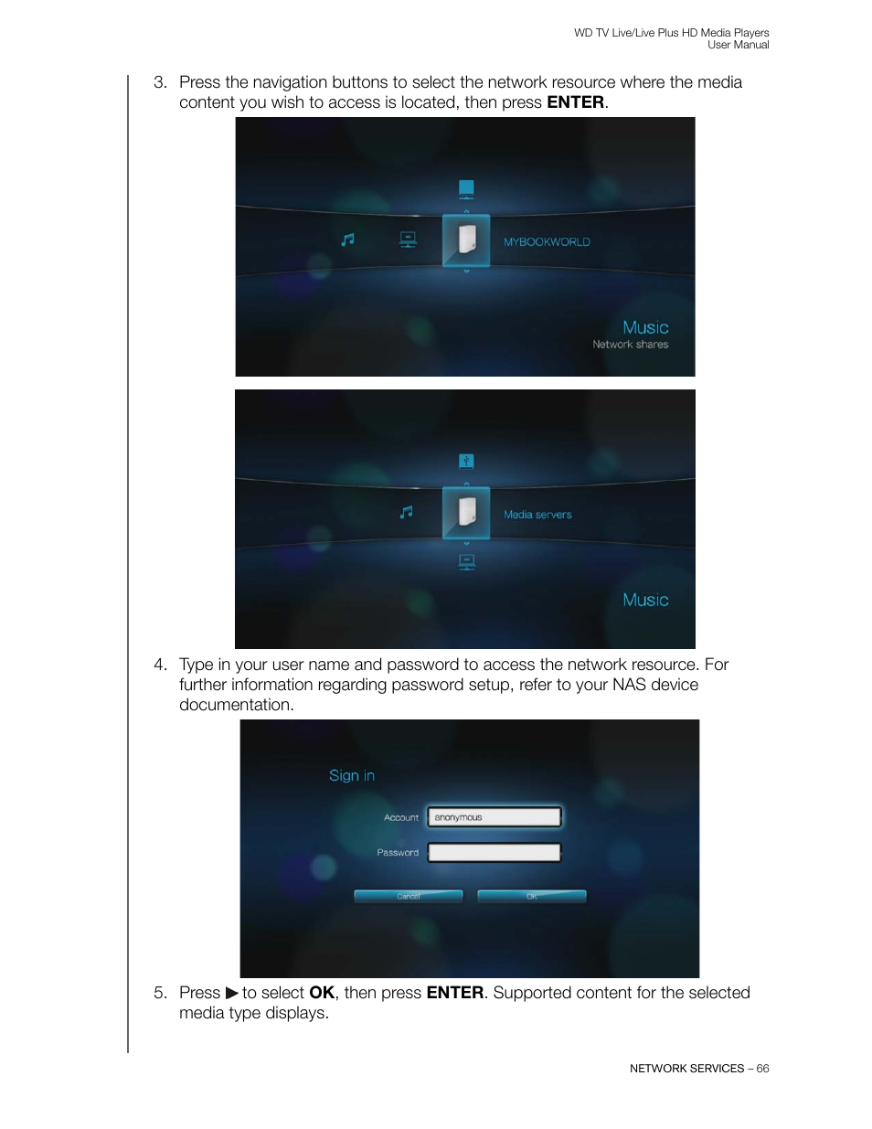 Western Digital WD TV Live/Live Plus Media Player User Manual User Manual | Page 70 / 170