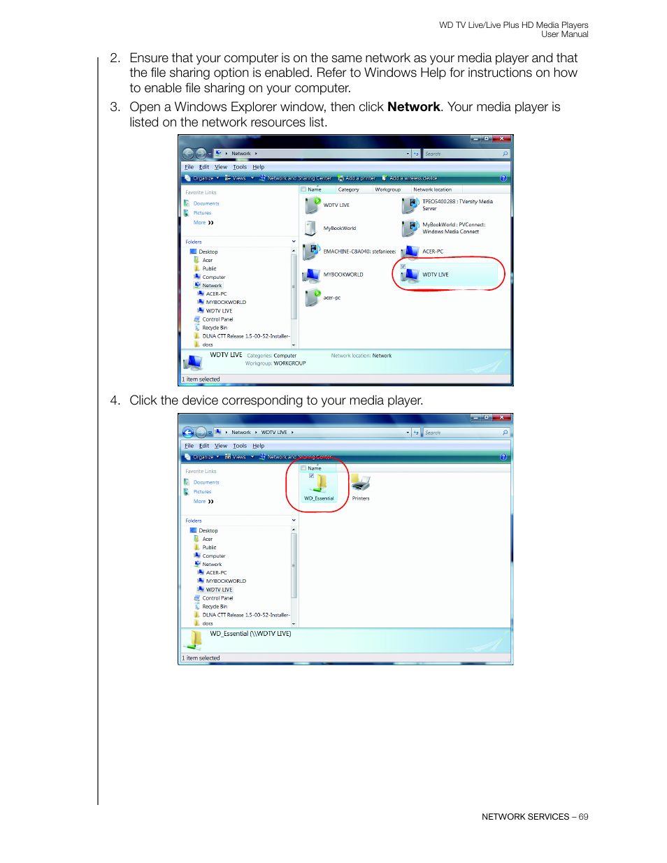Western Digital WD TV Live/Live Plus Media Player User Manual User Manual | Page 73 / 170