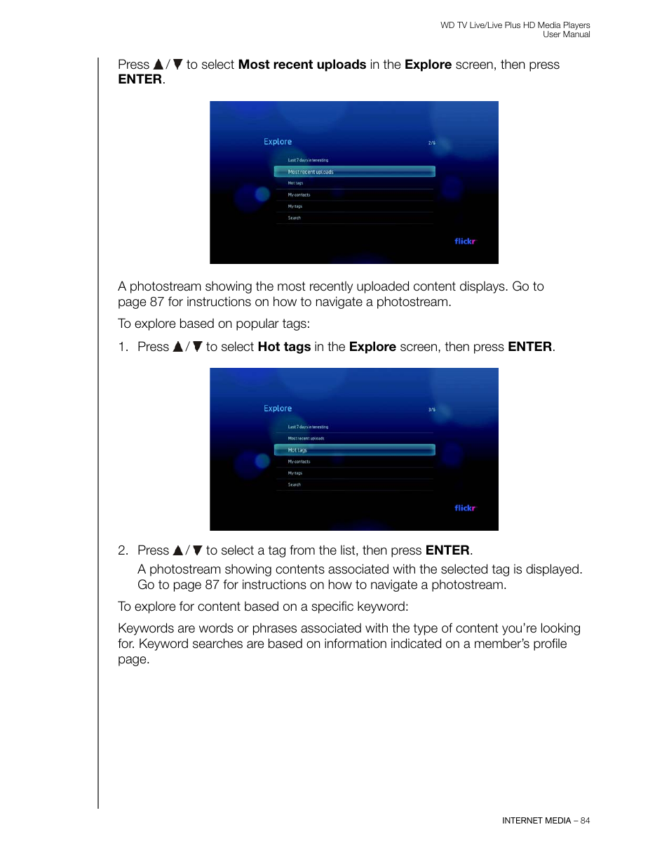 Western Digital WD TV Live/Live Plus Media Player User Manual User Manual | Page 88 / 170