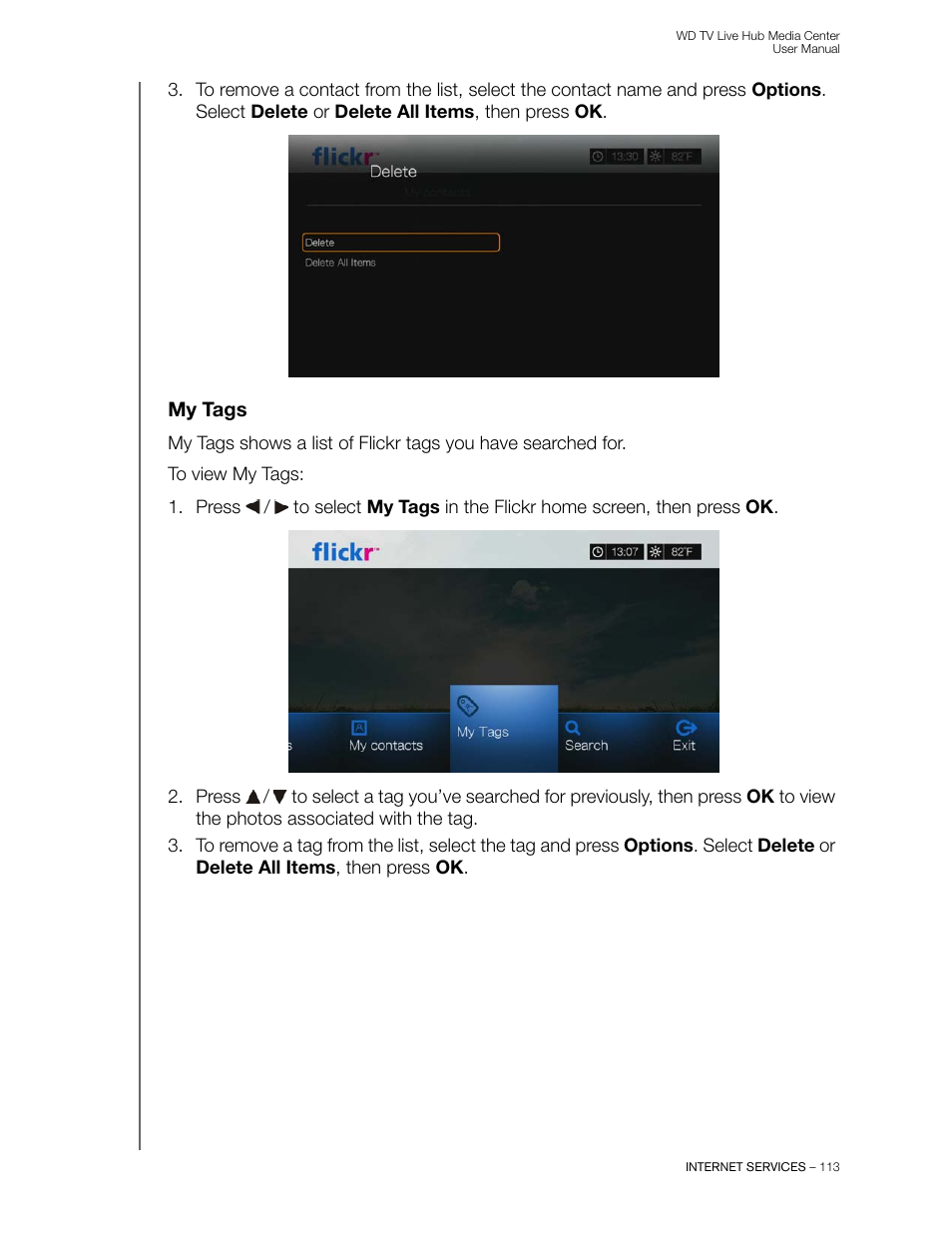 My tags | Western Digital WD TV Live Hub Media Center User Manual User Manual | Page 118 / 241