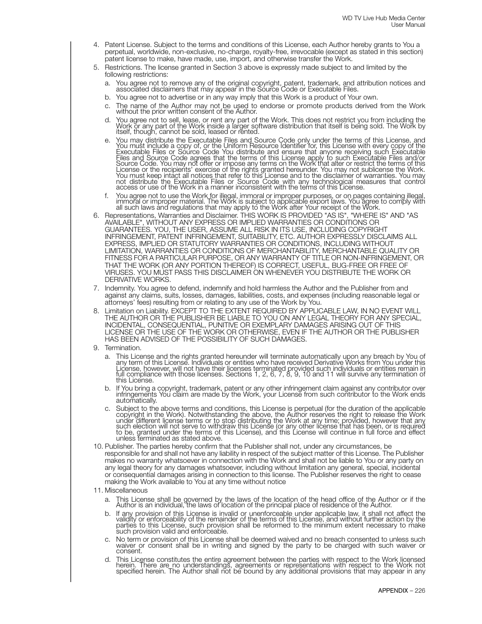 Western Digital WD TV Live Hub Media Center User Manual User Manual | Page 231 / 241