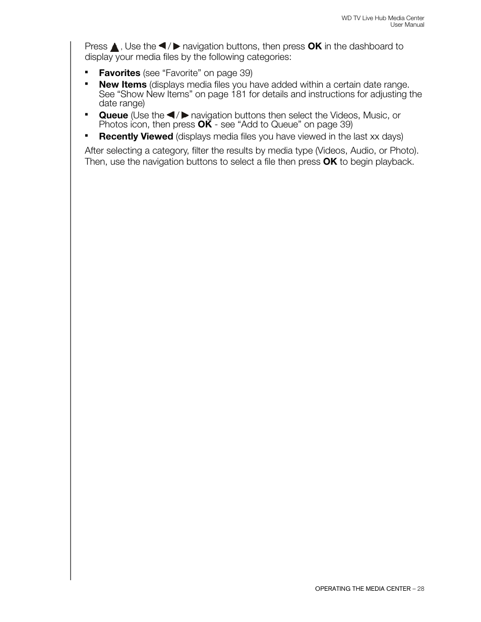 Western Digital WD TV Live Hub Media Center User Manual User Manual | Page 33 / 241