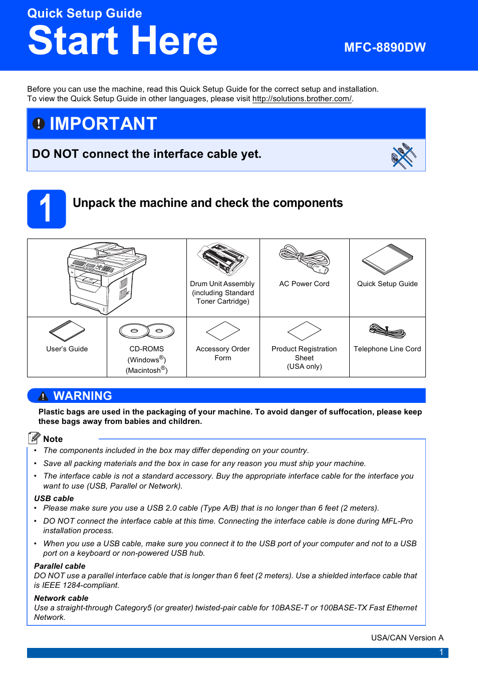 Brother MFC 8890DW User Manual | 46 pages