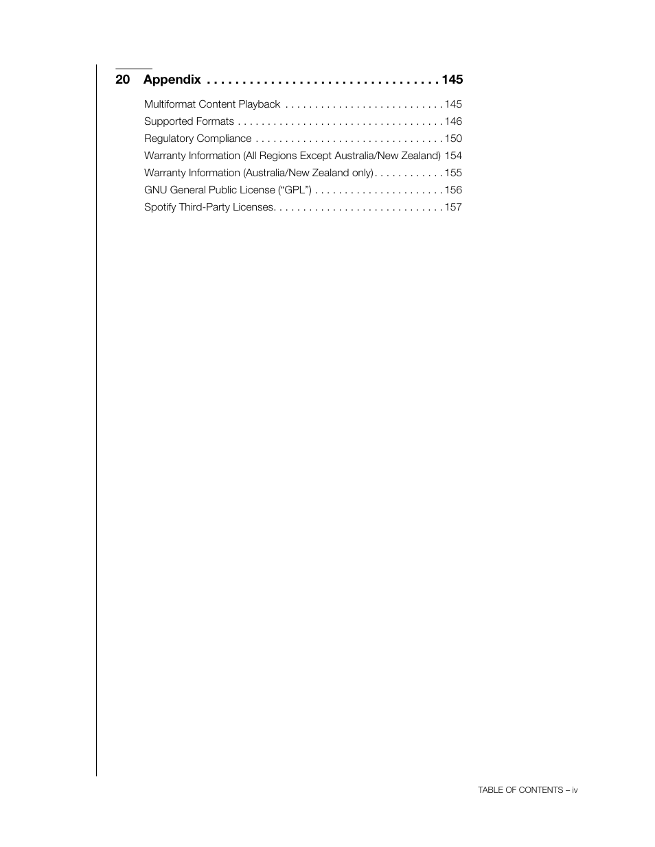 Western Digital WD TV Play Media Player User Manual User Manual | Page 5 / 171