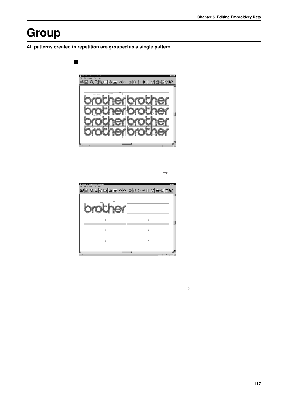 Group | Brother BES-962BC User Manual | Page 119 / 270