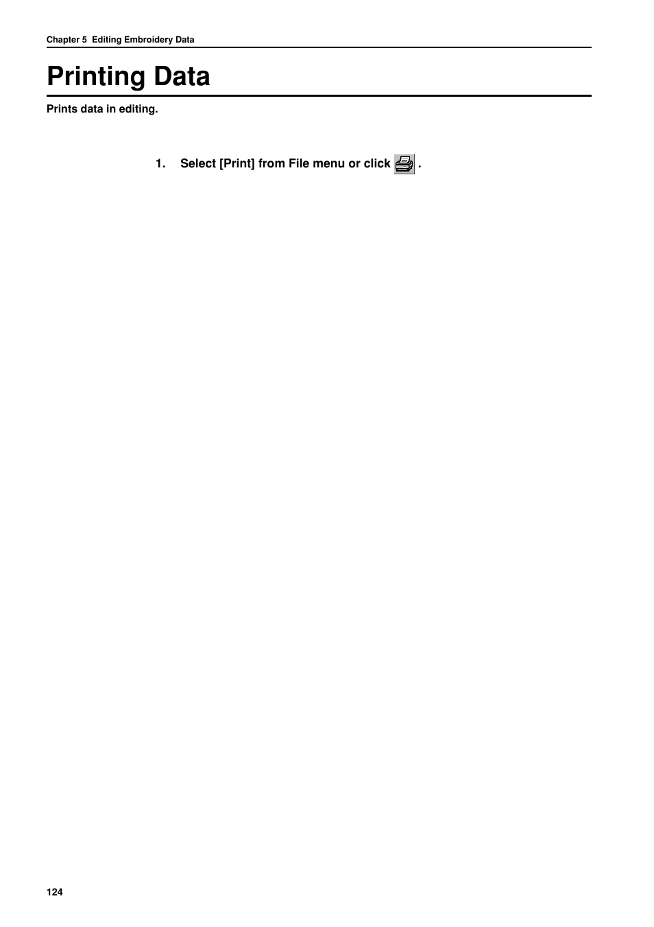 Printing data | Brother BES-962BC User Manual | Page 126 / 270