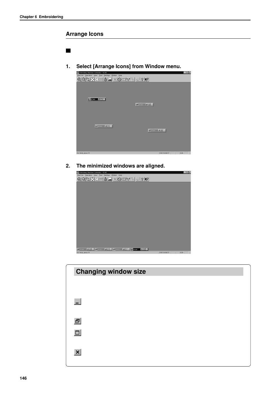 Changing window size | Brother BES-962BC User Manual | Page 148 / 270