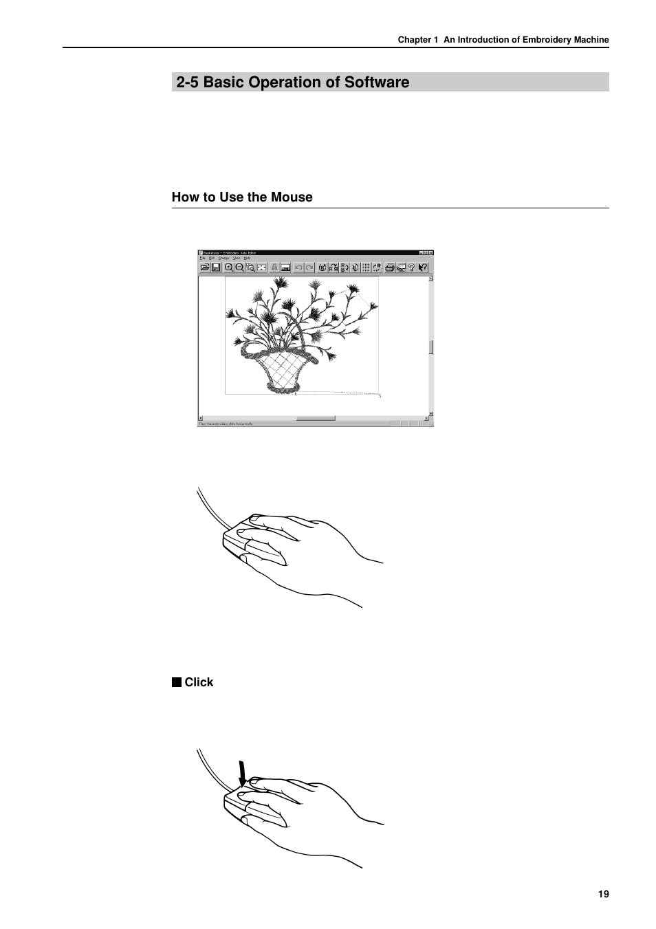 5 basic operation of software | Brother BES-962BC User Manual | Page 21 / 270