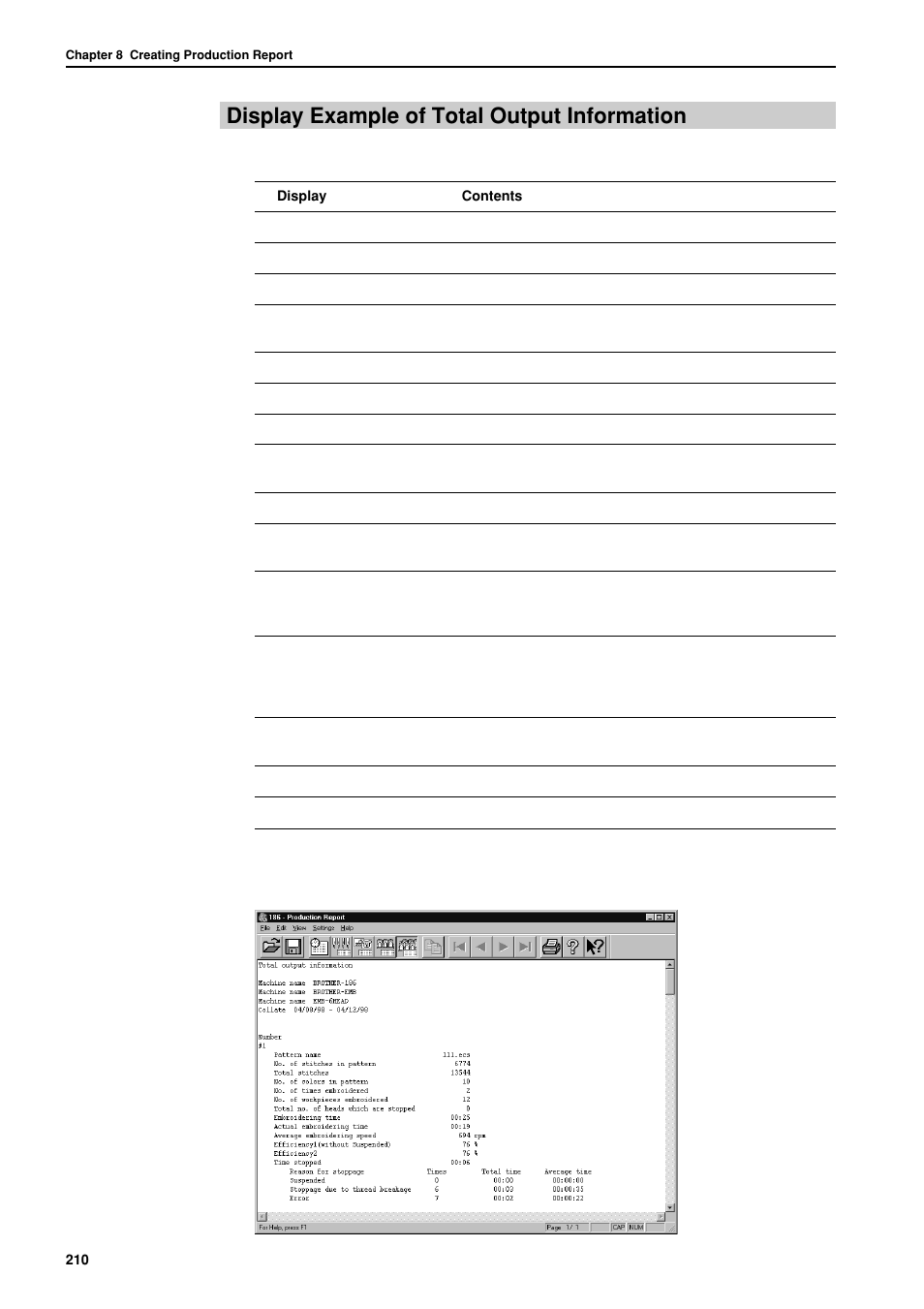 Display example of total output information | Brother BES-962BC User Manual | Page 212 / 270