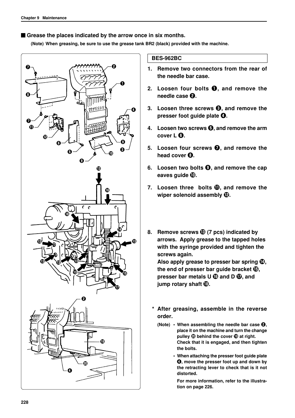 Brother BES-962BC User Manual | Page 230 / 270