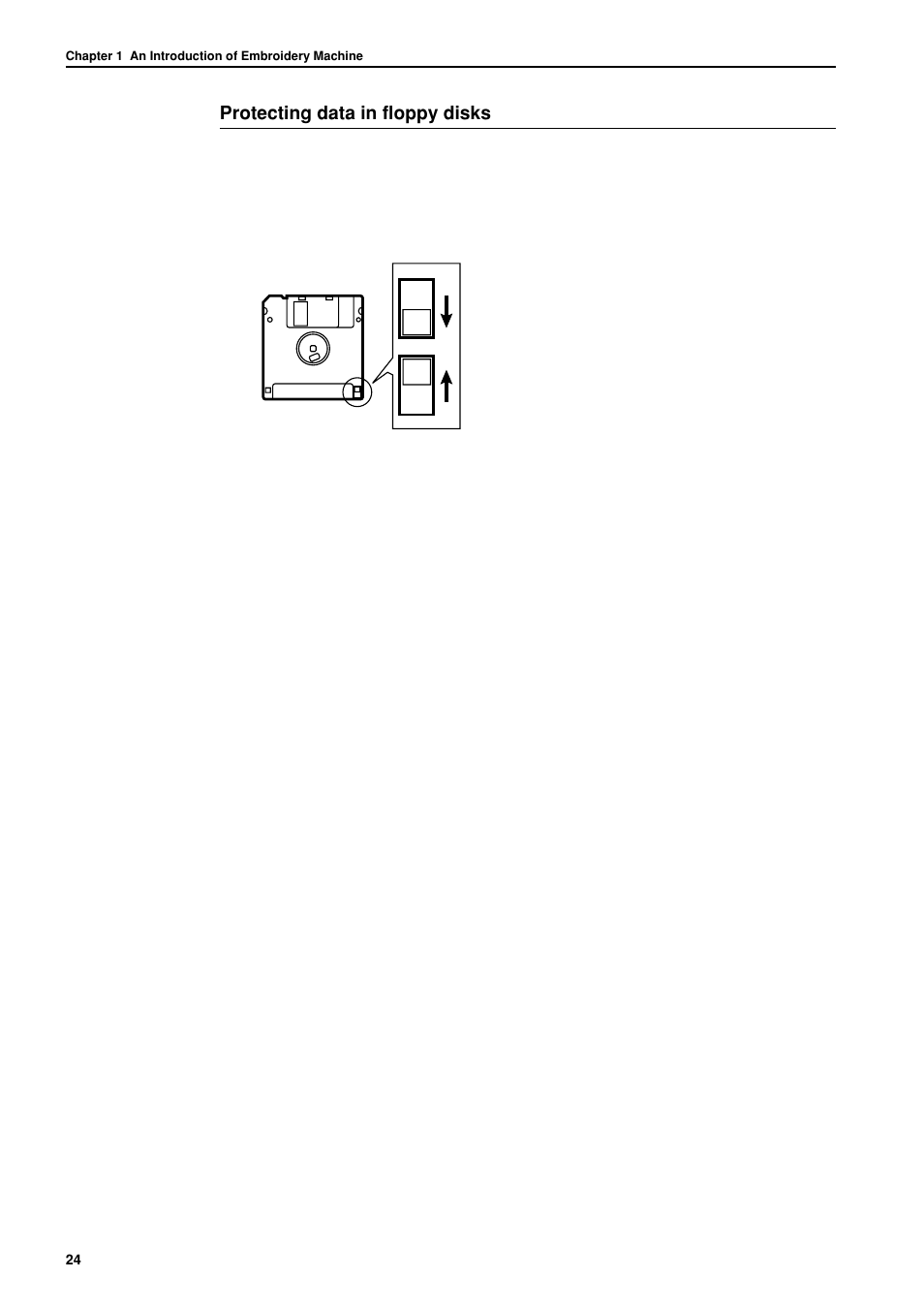 Protecting data in floppy disks | Brother BES-962BC User Manual | Page 26 / 270