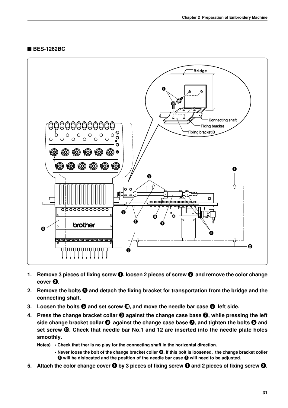 Brother BES-962BC User Manual | Page 33 / 270