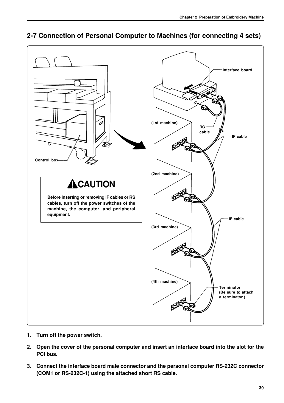 Caution | Brother BES-962BC User Manual | Page 41 / 270