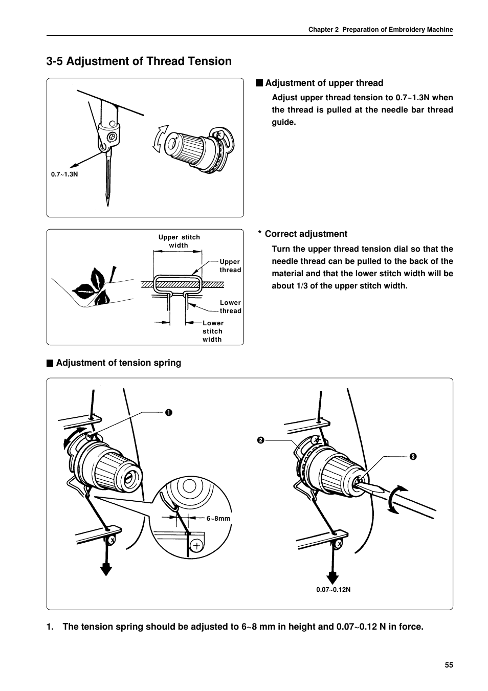 5 adjustment of thread tension | Brother BES-962BC User Manual | Page 57 / 270