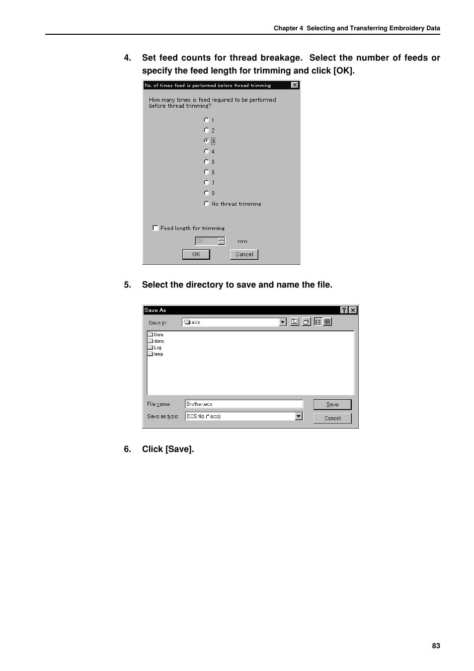 Brother BES-962BC User Manual | Page 85 / 270