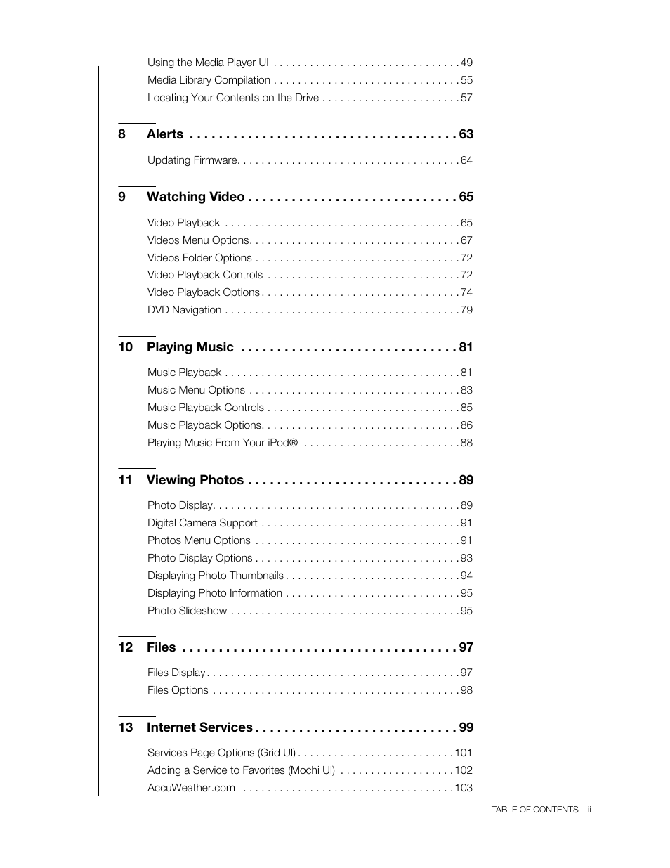 Western Digital WD TV User Manual User Manual | Page 3 / 244