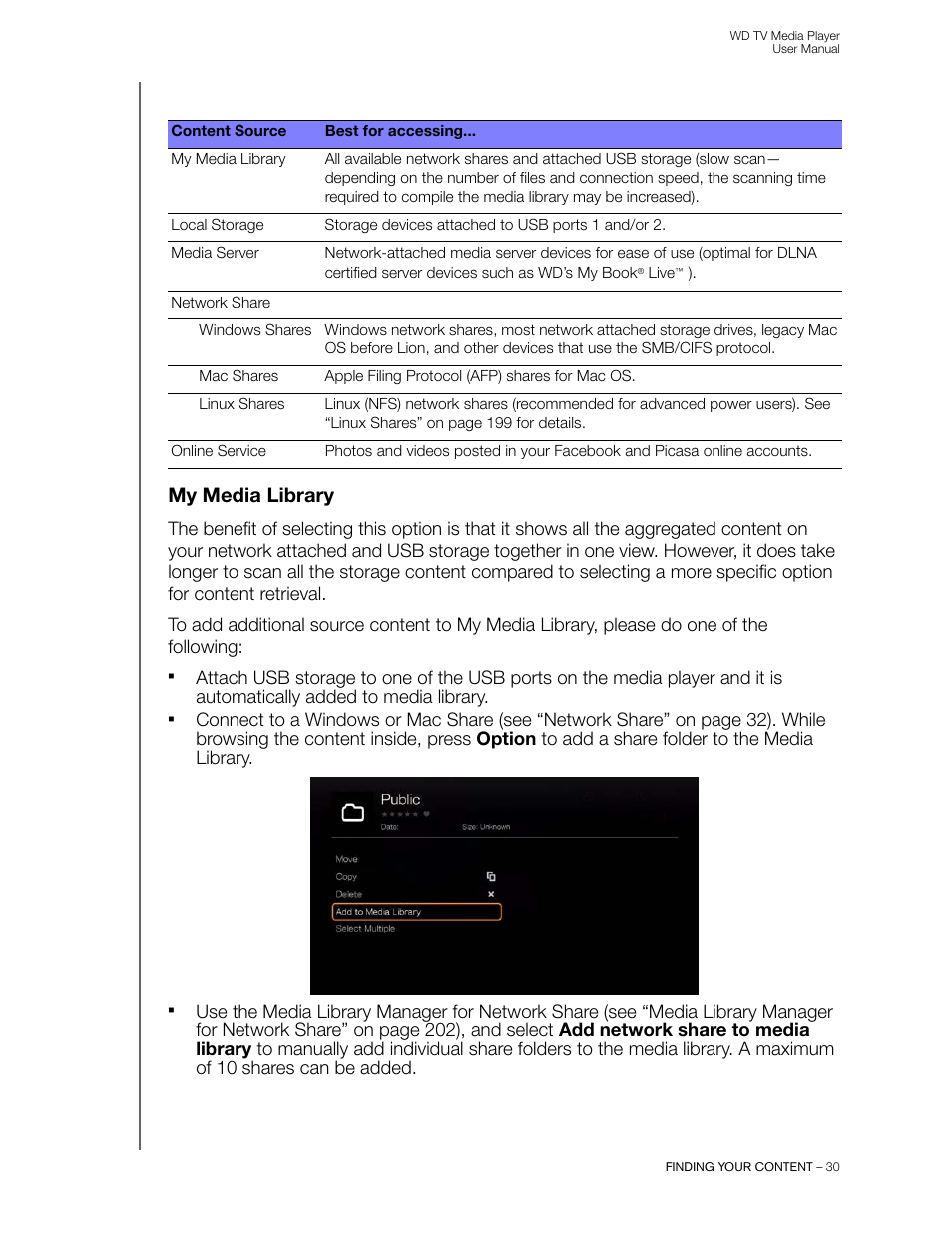 My media library | Western Digital WD TV User Manual User Manual | Page 35 / 244