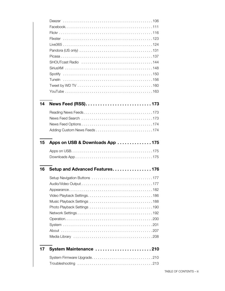 Western Digital WD TV User Manual User Manual | Page 4 / 244