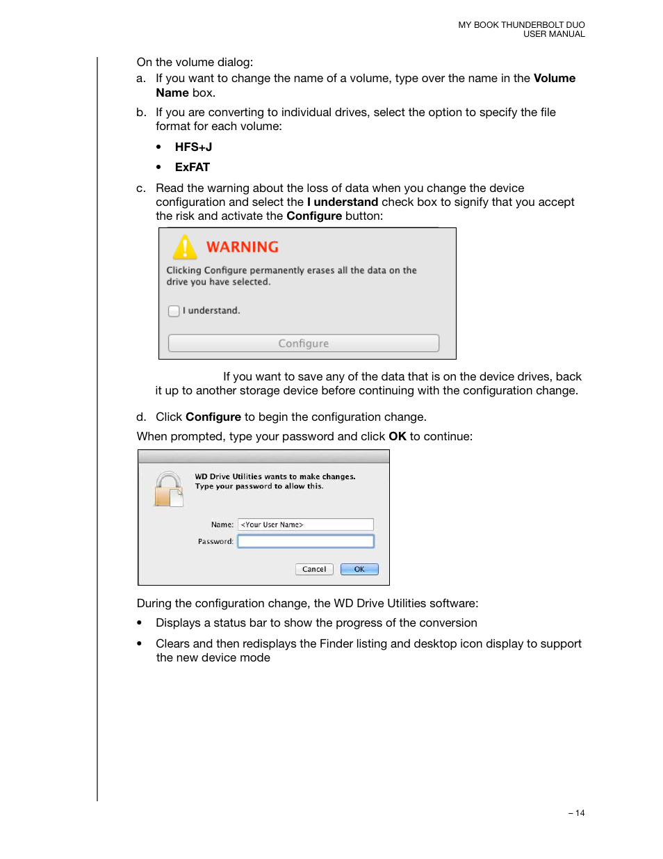 Western Digital My Book Thunderbolt Duo User Manual User Manual | Page 18 / 38