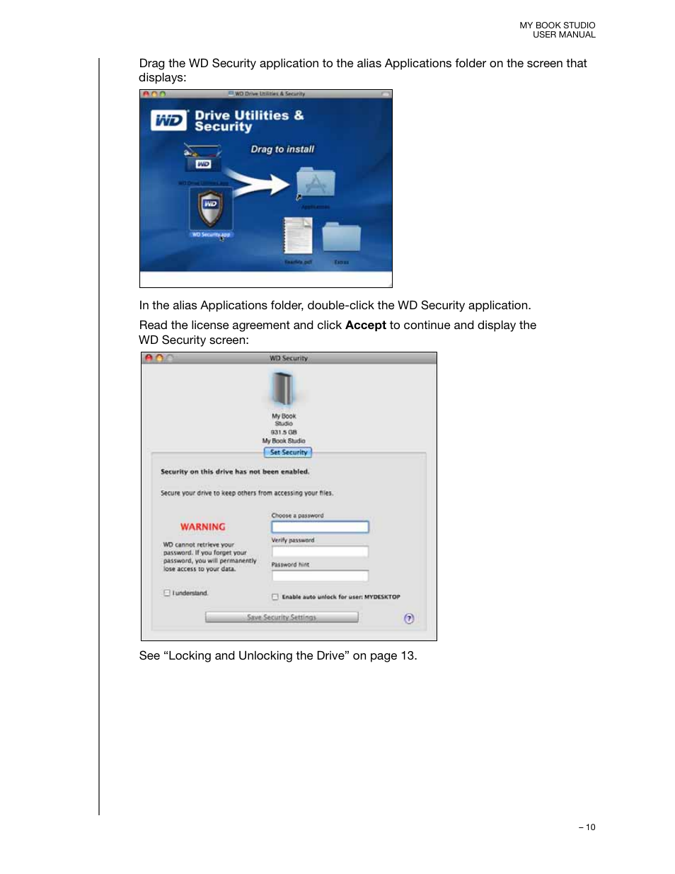 Western Digital My Book Studio (USB 3.0) User Manual User Manual | Page 14 / 42