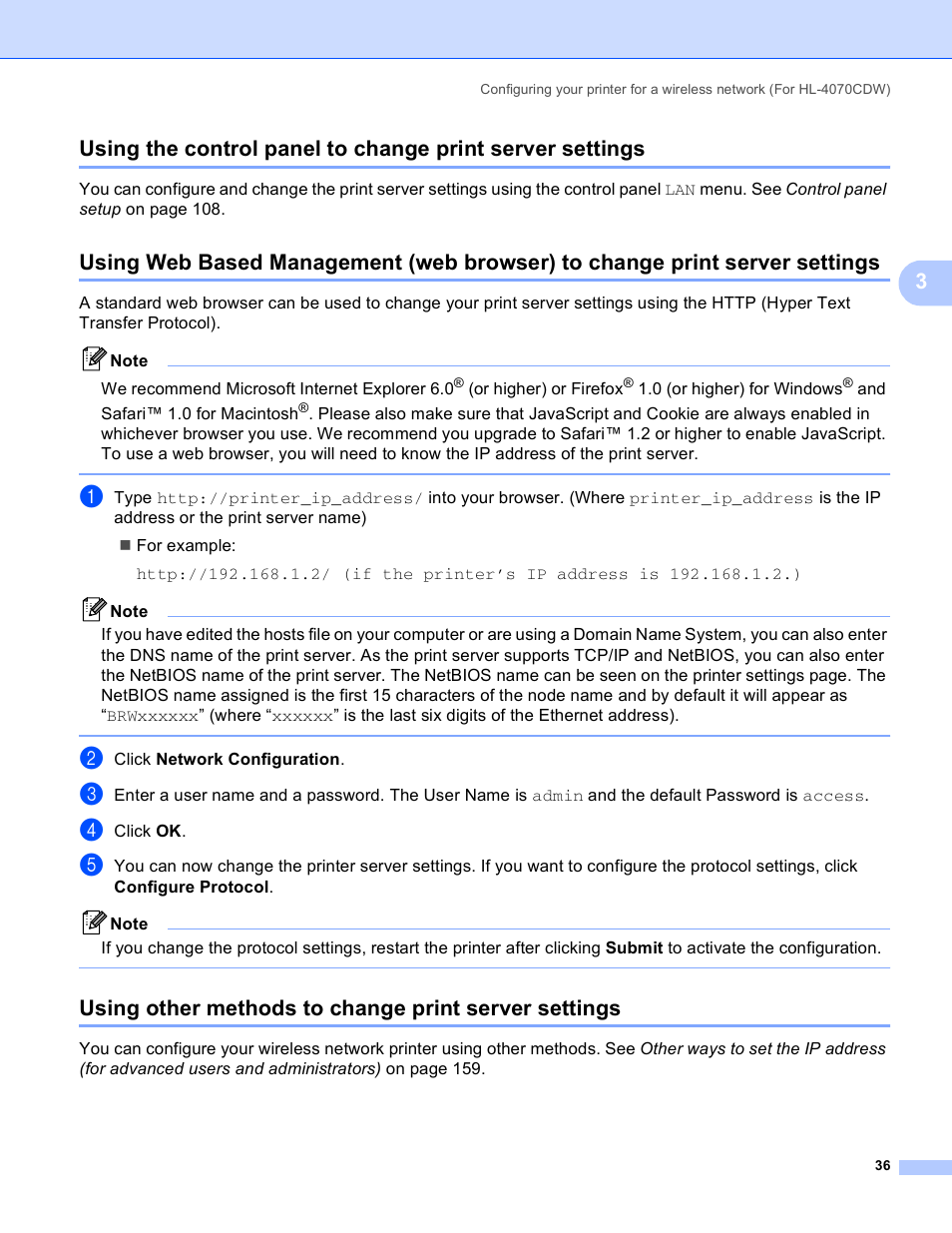 Brother HL 4040CN User Manual | Page 43 / 177