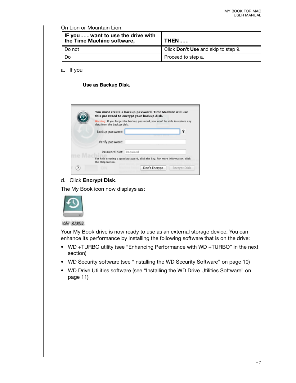 Western Digital My Book for Mac (USB 3.0) User Manual User Manual | Page 11 / 43