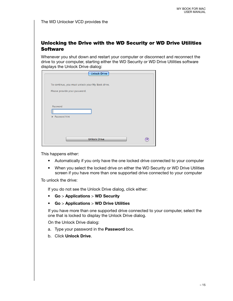 Western Digital My Book for Mac (USB 3.0) User Manual User Manual | Page 19 / 43