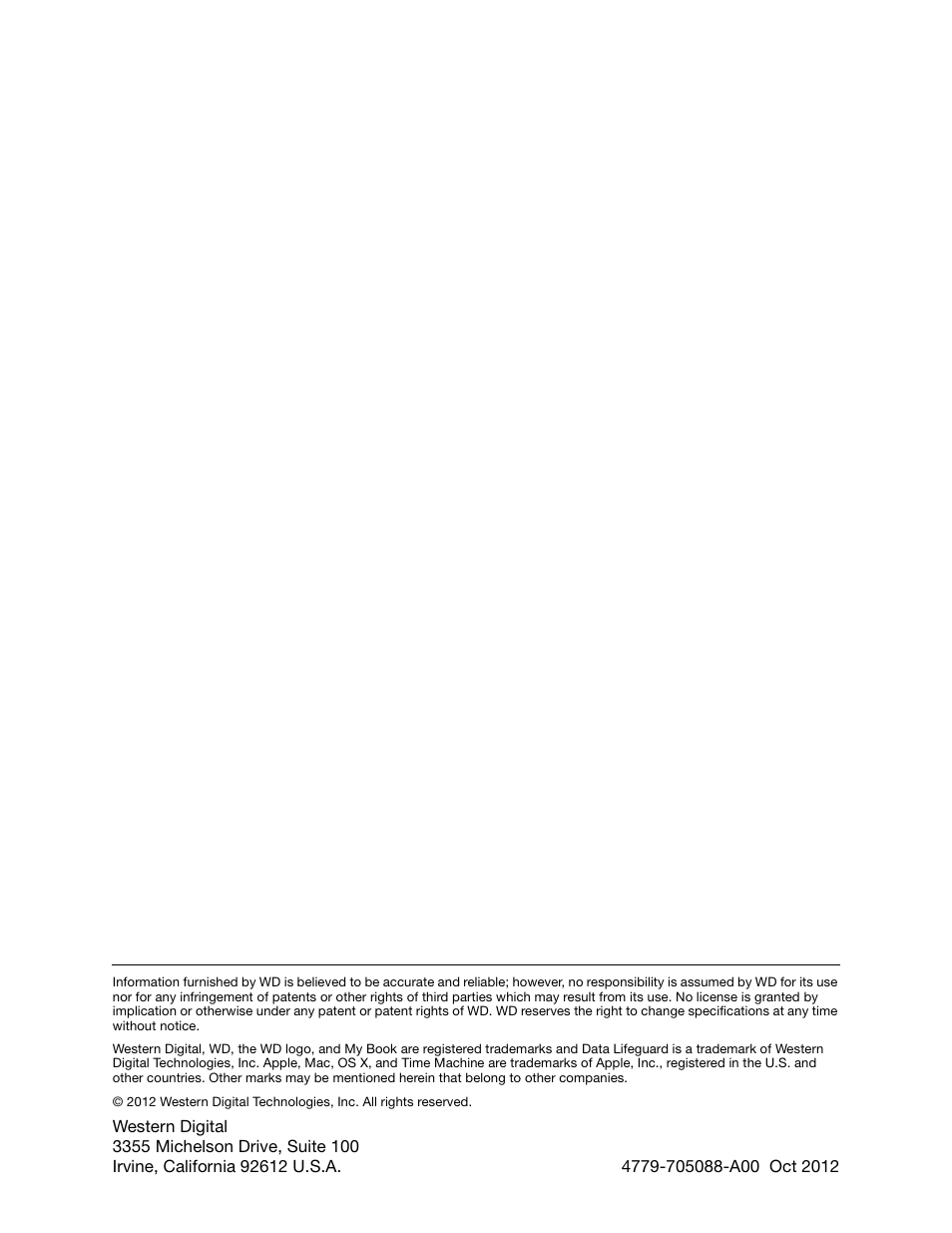 Western Digital My Book for Mac (USB 3.0) User Manual User Manual | Page 43 / 43