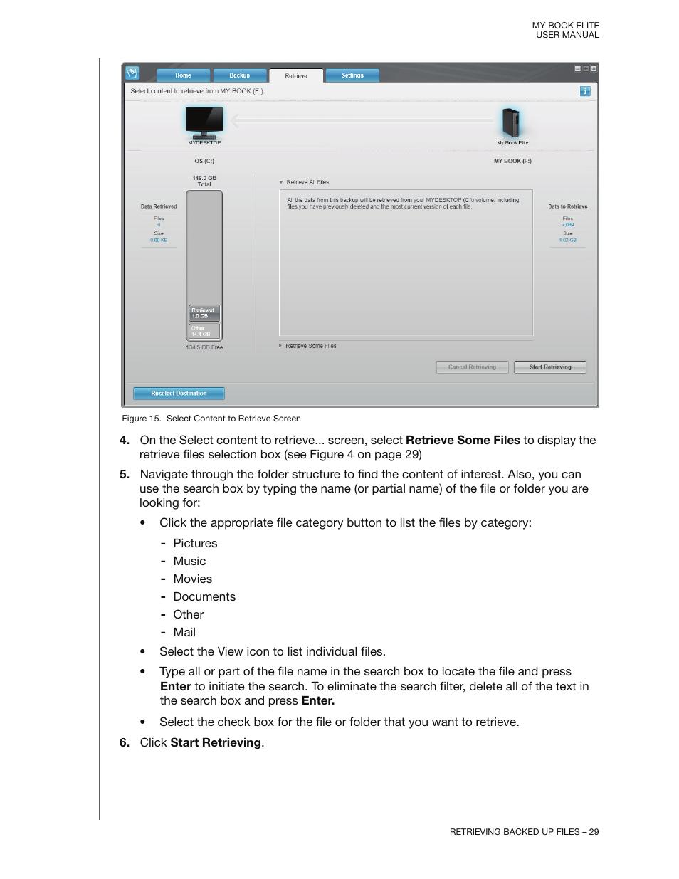 Figure 15, Step 4 o | Western Digital My Book Elite User Manual User Manual | Page 34 / 85