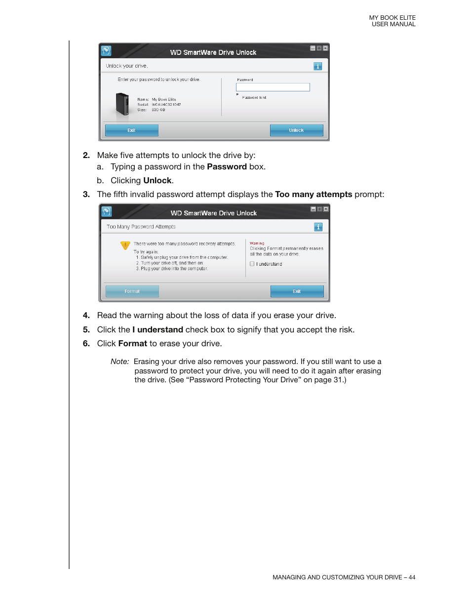Western Digital My Book Elite User Manual User Manual | Page 49 / 85