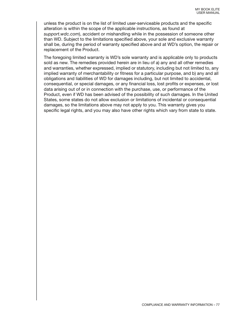 Western Digital My Book Elite User Manual User Manual | Page 82 / 85
