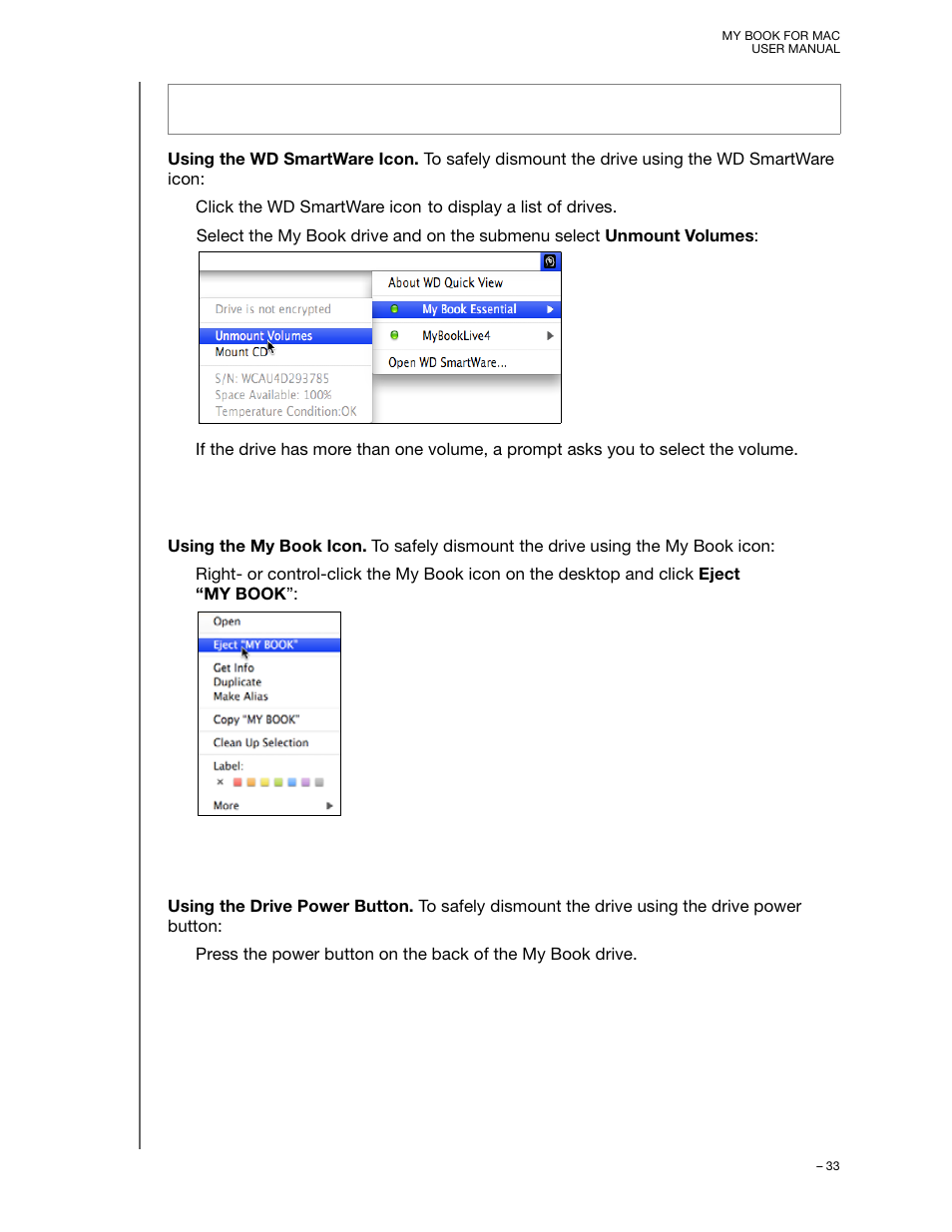 Western Digital My Book for Mac User Manual User Manual | Page 38 / 78