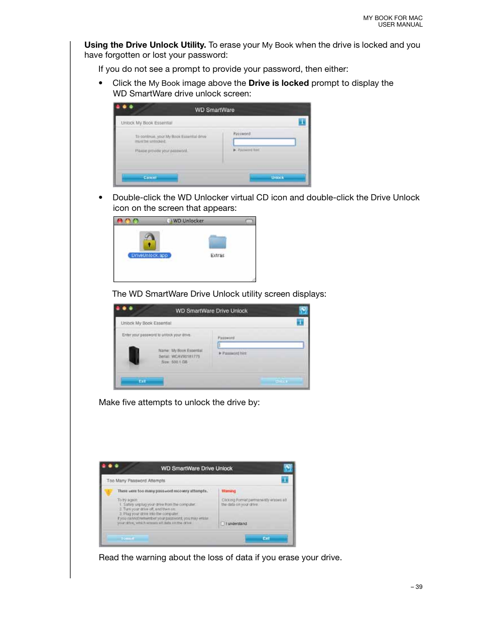 Western Digital My Book for Mac User Manual User Manual | Page 44 / 78