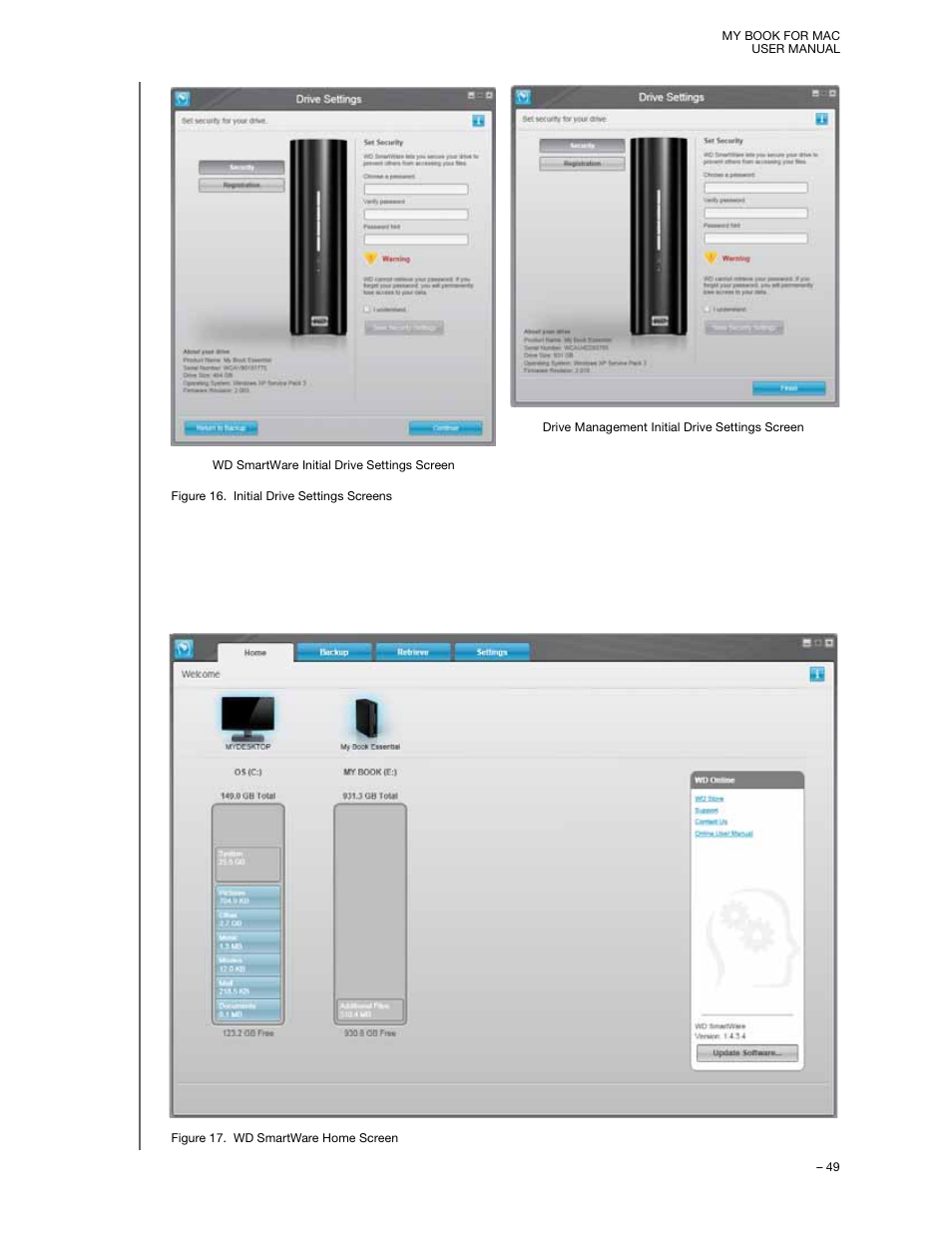 En (figure 17 on | Western Digital My Book for Mac User Manual User Manual | Page 54 / 78