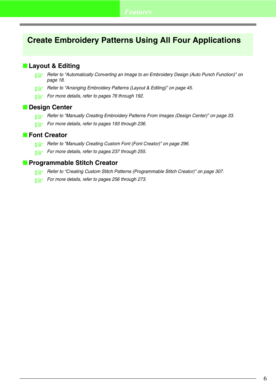 Brother PE-DESIGN V7 User Manual | Page 12 / 361