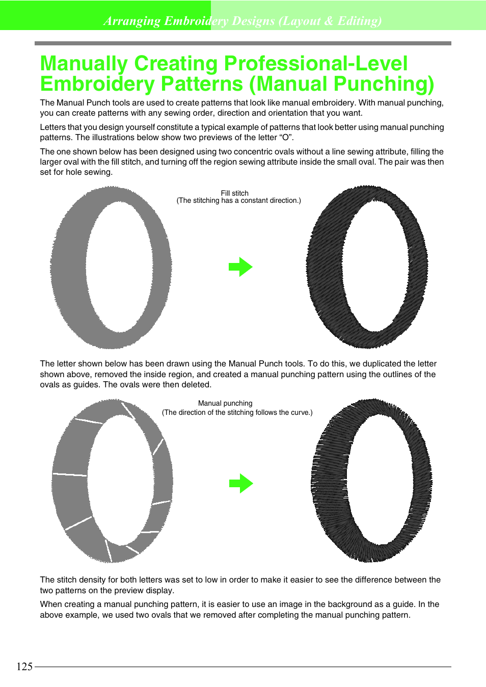 Arranging embroidery designs (layout & editing) | Brother PE-DESIGN V7 User Manual | Page 131 / 361