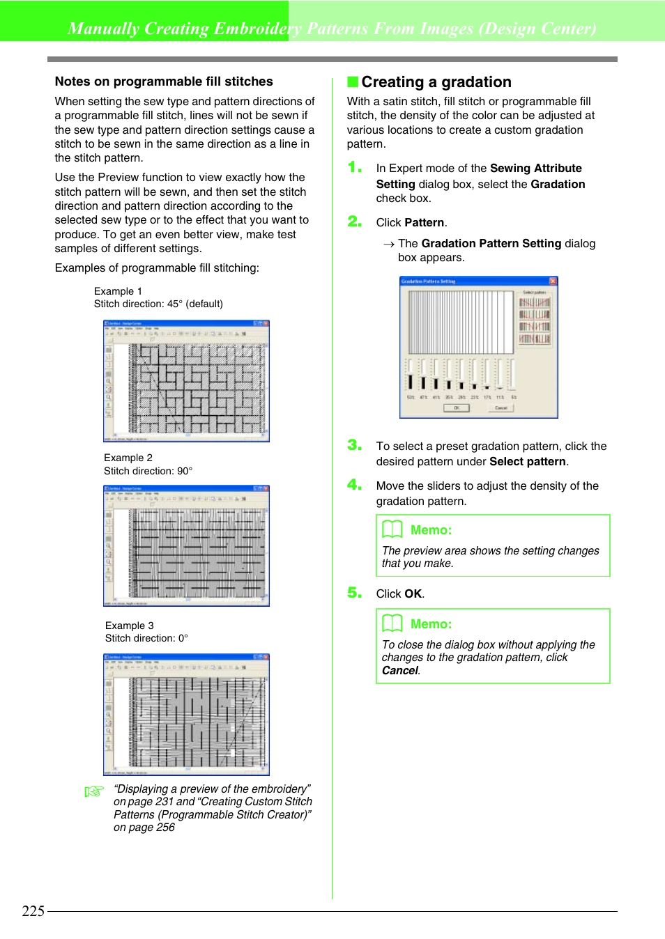 Brother PE-DESIGN V7 User Manual | Page 231 / 361