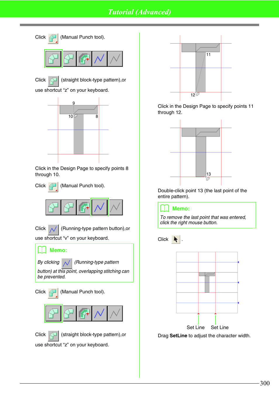 Tutorial (advanced) | Brother PE-DESIGN V7 User Manual | Page 306 / 361