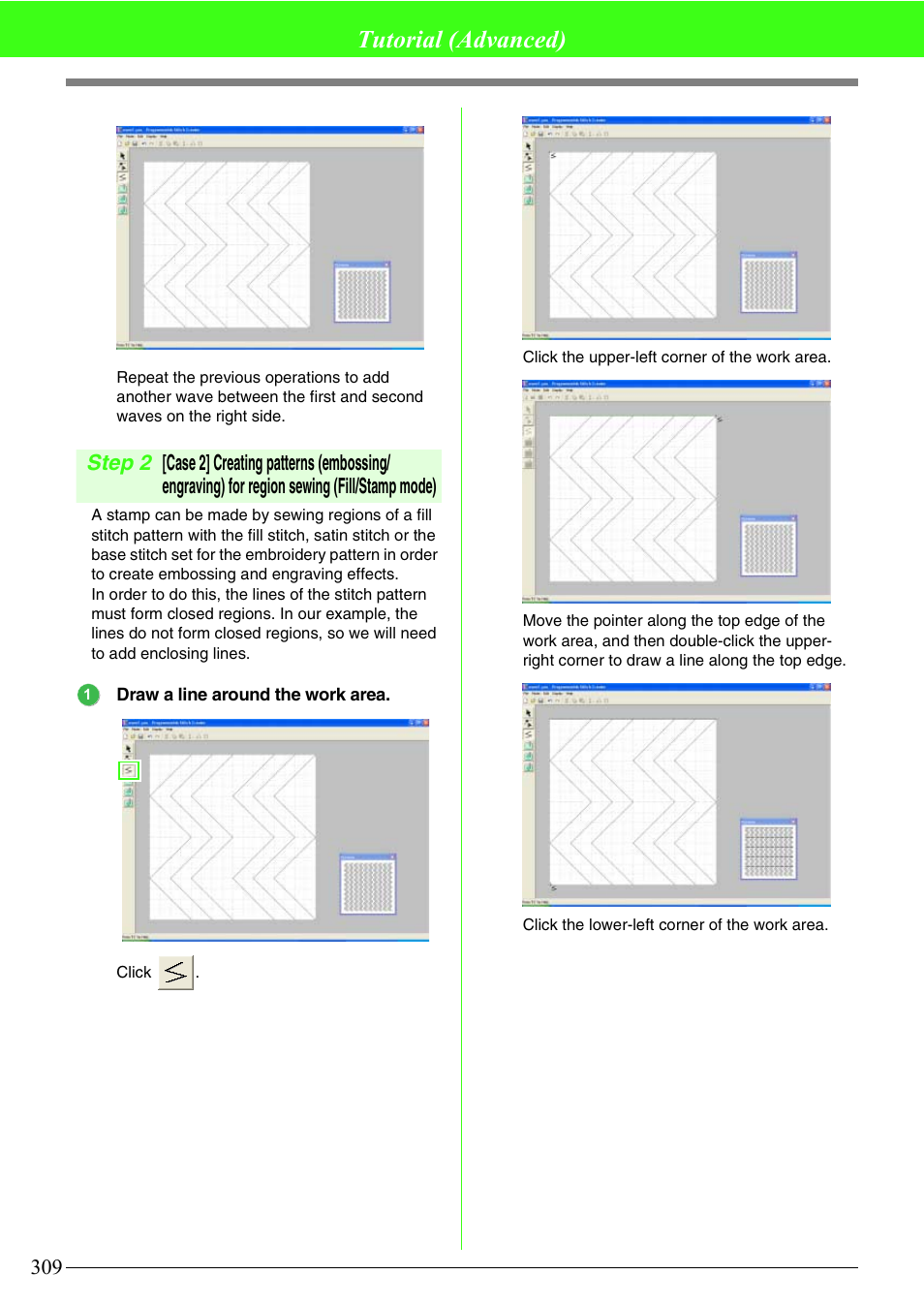 Tutorial (advanced) | Brother PE-DESIGN V7 User Manual | Page 315 / 361