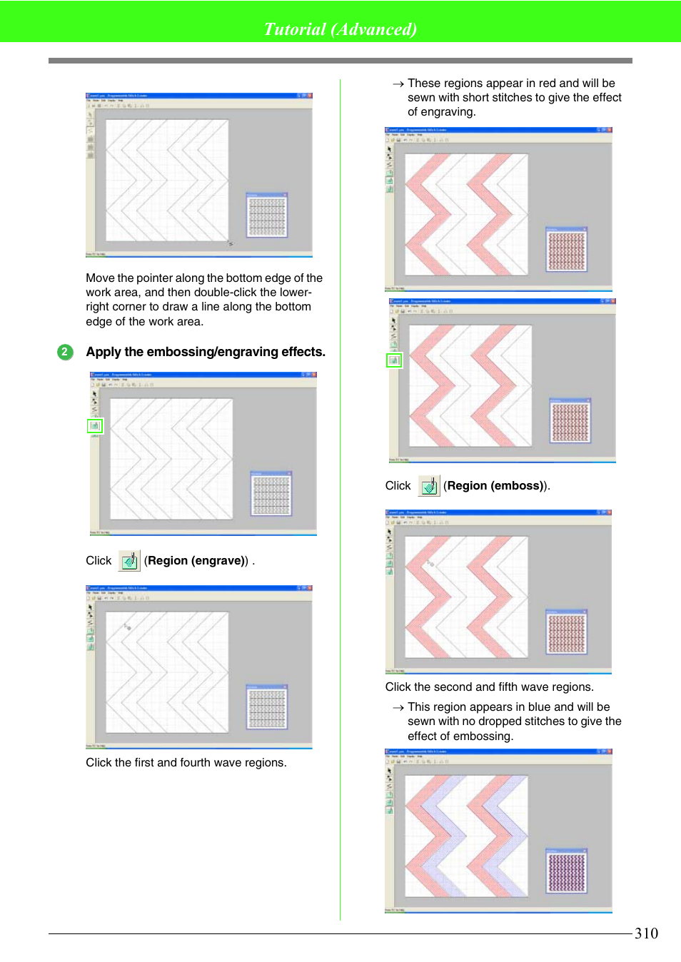 Tutorial (advanced) | Brother PE-DESIGN V7 User Manual | Page 316 / 361