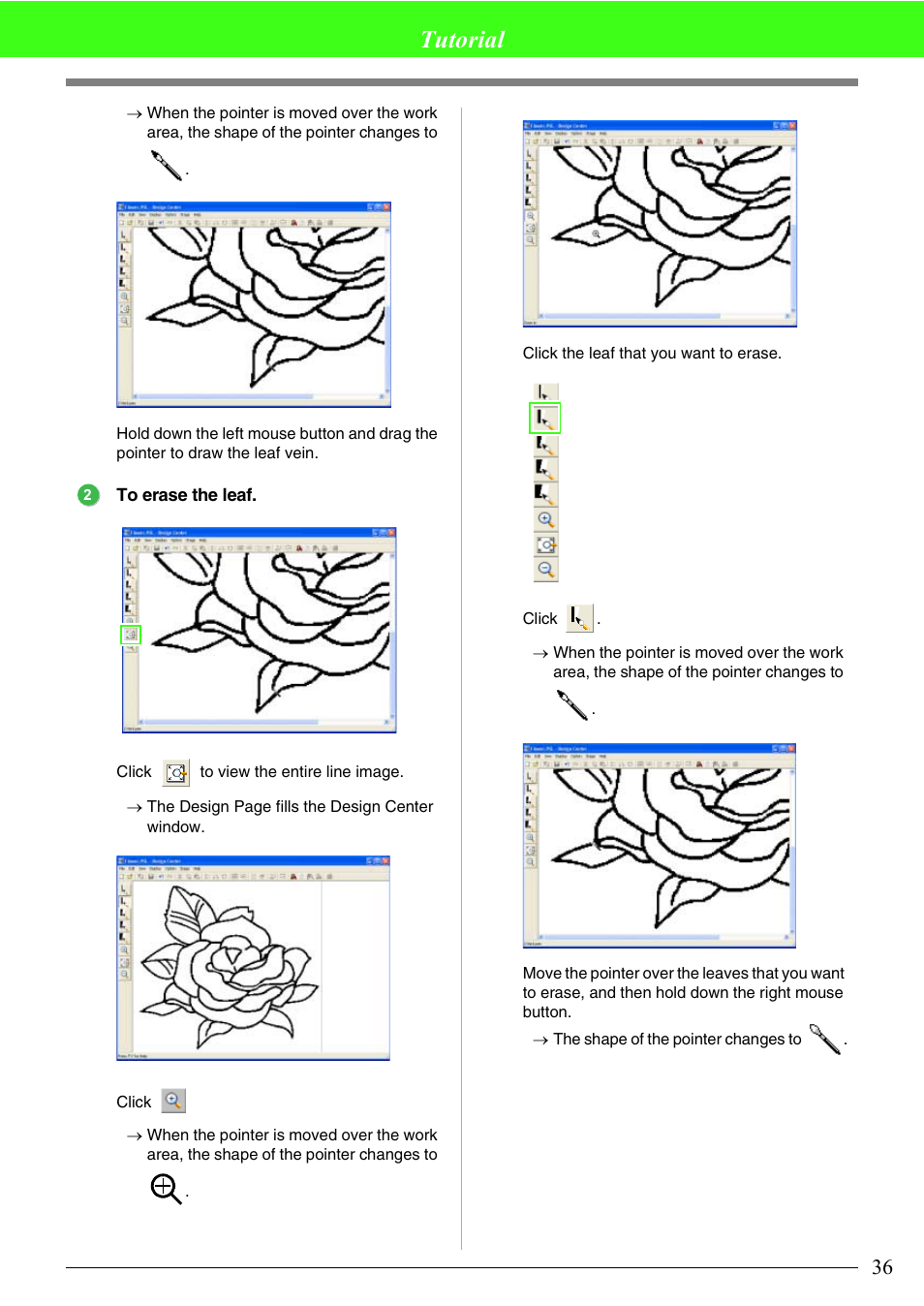 Tutorial | Brother PE-DESIGN V7 User Manual | Page 42 / 361