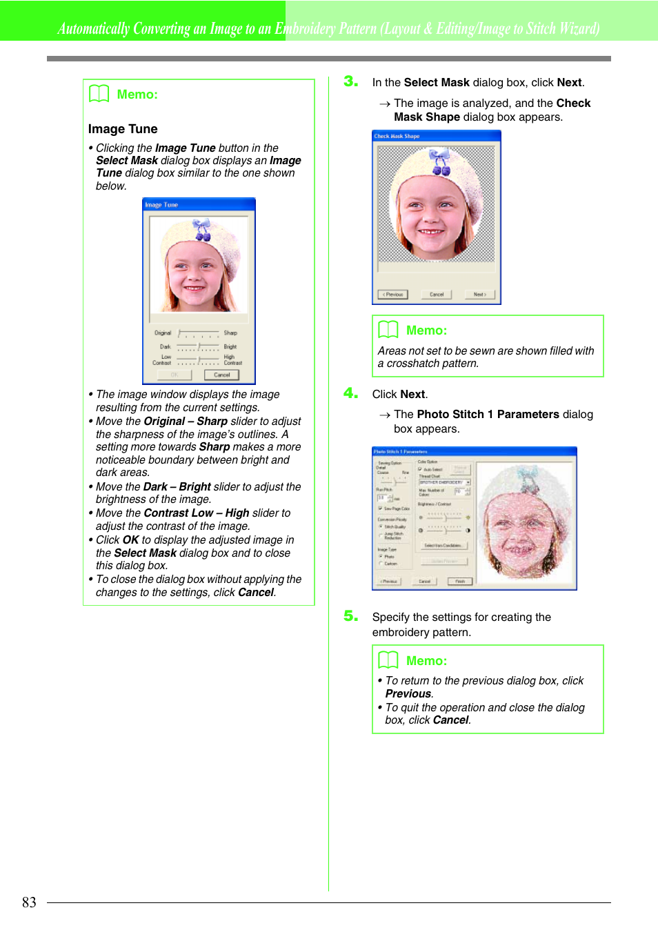 Brother PE-DESIGN V7 User Manual | Page 89 / 361