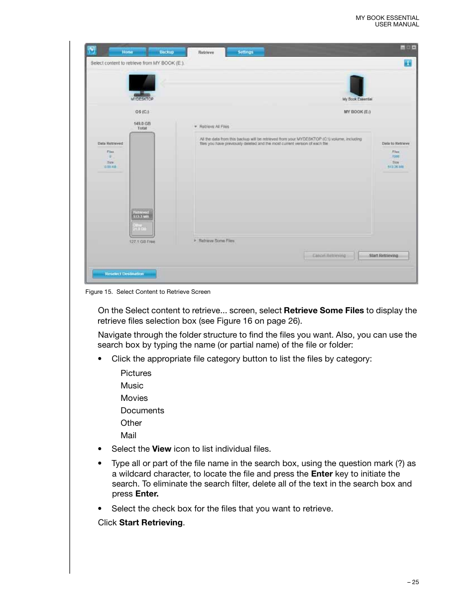 Figure 15), Step 4 | Western Digital My Book Essential User Manual User Manual | Page 30 / 78