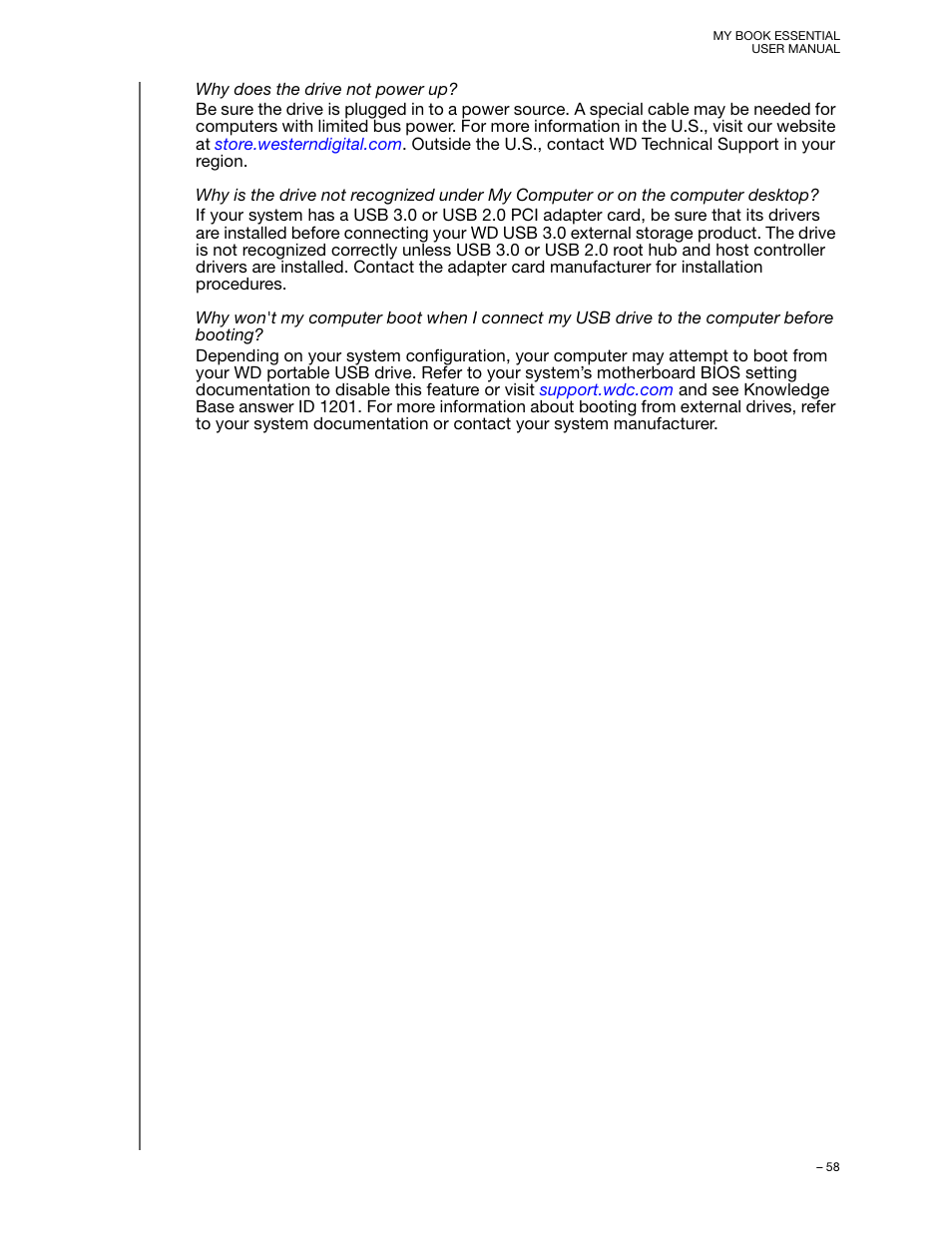 Western Digital My Book Essential User Manual User Manual | Page 63 / 78