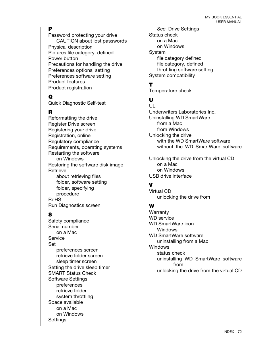 Western Digital My Book Essential User Manual User Manual | Page 77 / 78