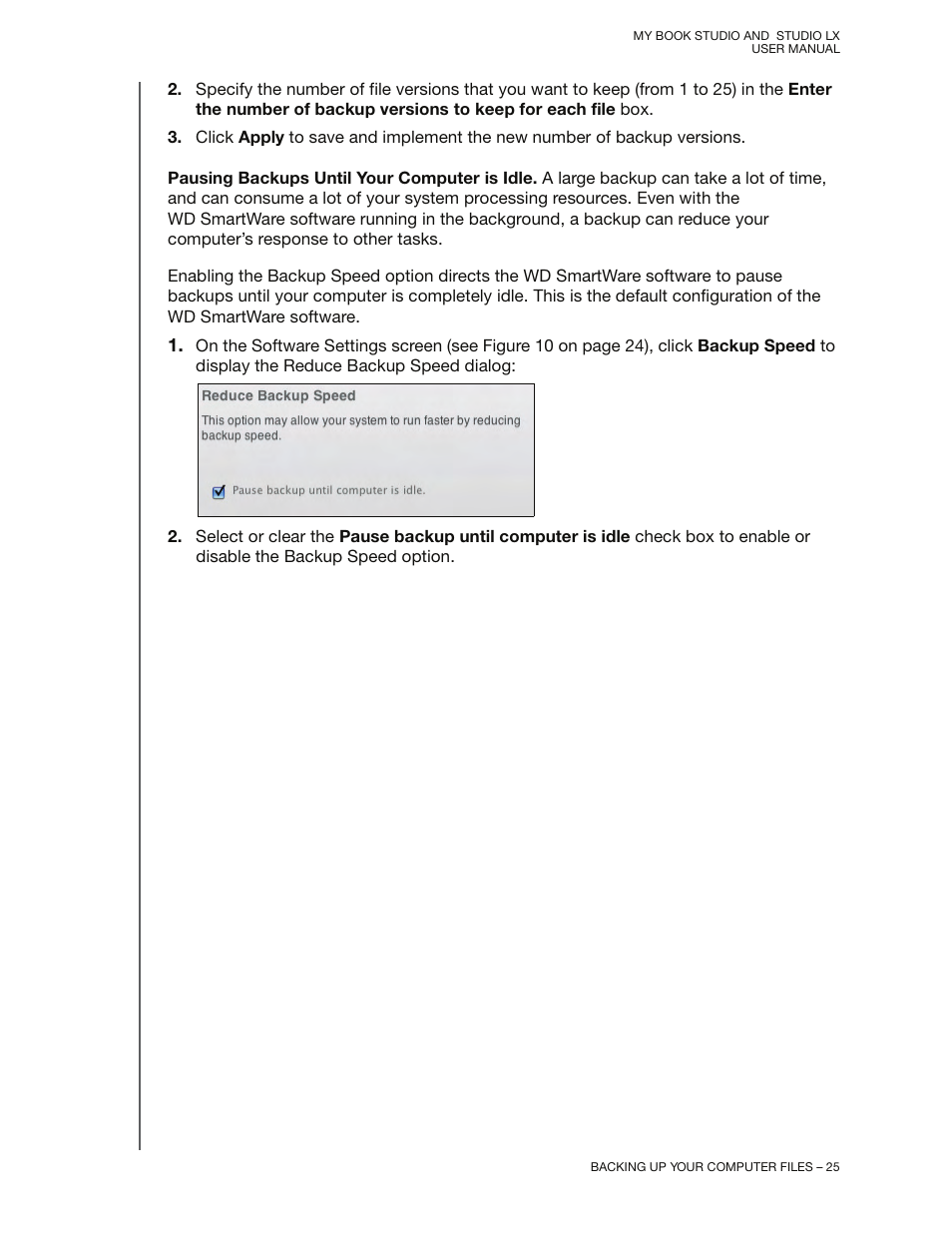 Western Digital My Book Studio/Studio LX User Manual User Manual | Page 30 / 82